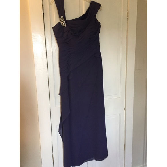 Jade by Jasmine Long Formal Gown Sz 12 Amethyst - Picture 1 of 8